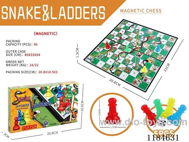 Snake Chess (with magnet)