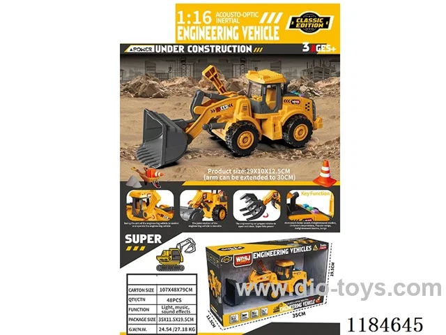 1：16 inertia engineering vehicles W L/M included 3*AG13