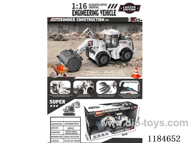 1：16 inertia engineering vehicles W L/M included 3*AG13