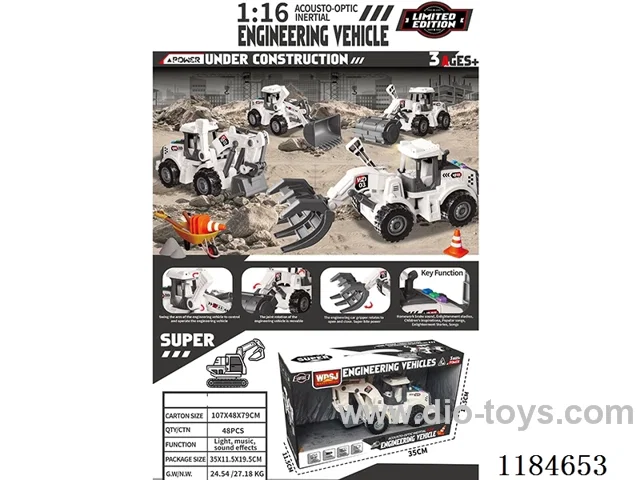 1：16 inertia engineering vehicles W L/M included 3*AG13