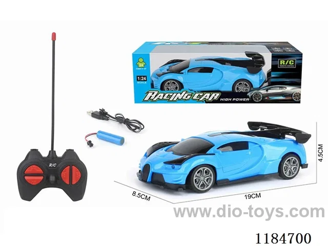 1:24 27MHZ 4ch rc car Bugatti included battery