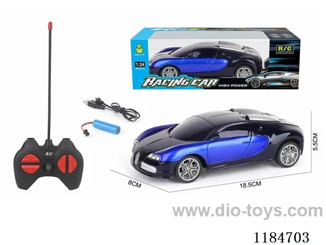 1:24 27MHZ 4ch rc car Bugatti included battery