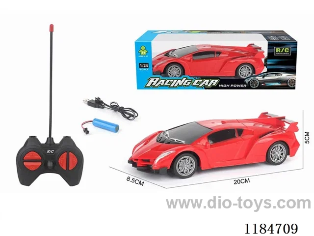 1:24 27MHZ 4ch rc car lamborghini included battery