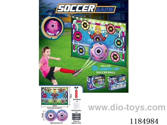 Soccer cloth (with 2 lighted balls)