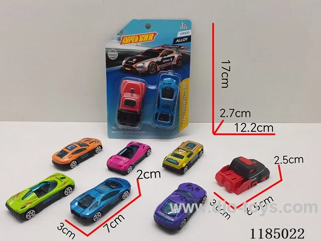 Projectile Toys (1 catapult +1 alloy sports car) (sports car 6 models random 1)-free wheel
