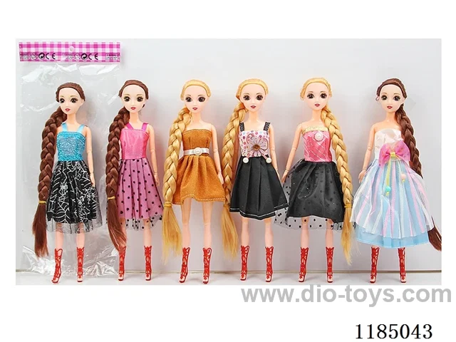 12” 30cm 9 joints Solid 3D Eyes Fashion Barbie Multi Mixed Pack