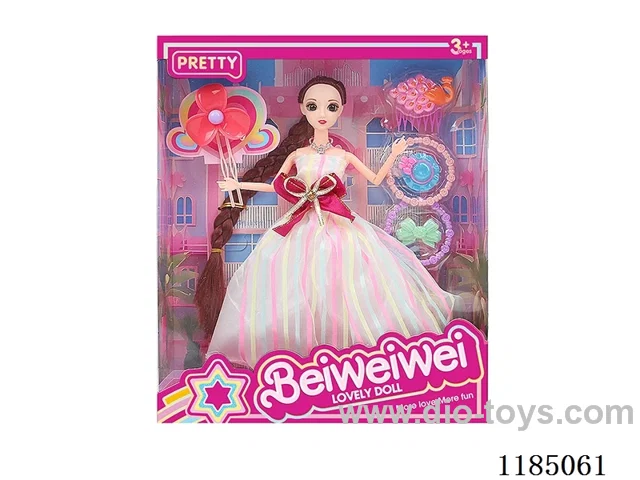 11.5” 11 joints 28cm 3D Eye Barbie + Flower + Blister Accessories Various Mixed Packs