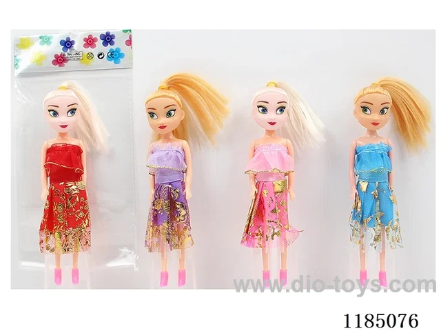 7 inch 15cm 5 joints solid body Frozen Princess Mixed bag