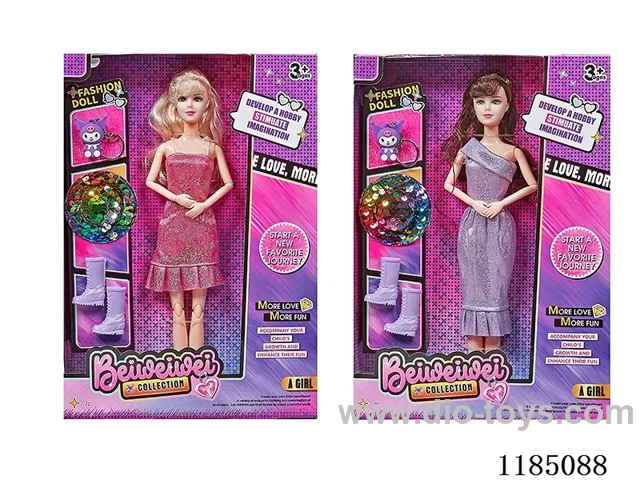 11 inch 11 joints 28 cm Barbie plus boots + hat + ring Various mixes
