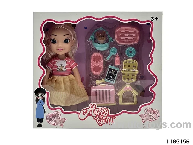 9 inch musical fat boy doll set
