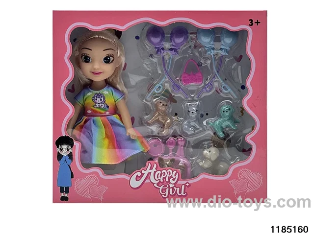 9 inch musical fat boy doll set