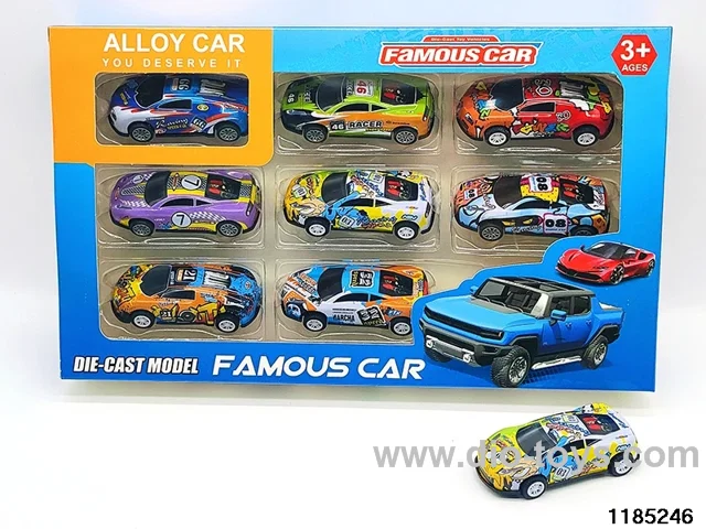 8.5cm Alloy pull back Car 8pcs