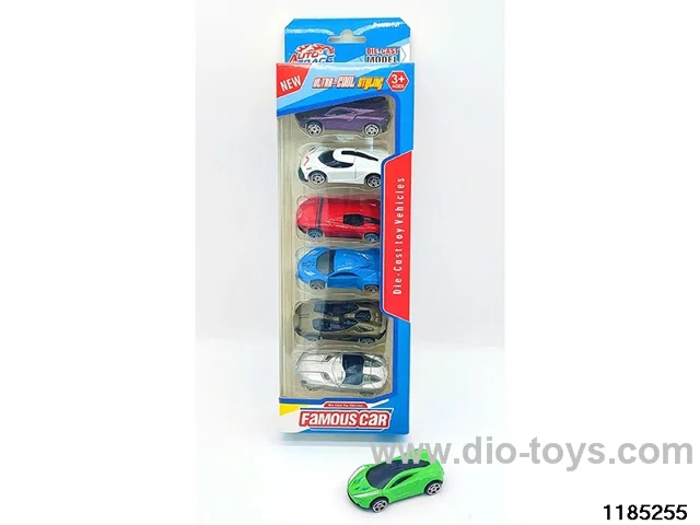 7.5cm Alloy Sliding Car 6pcs