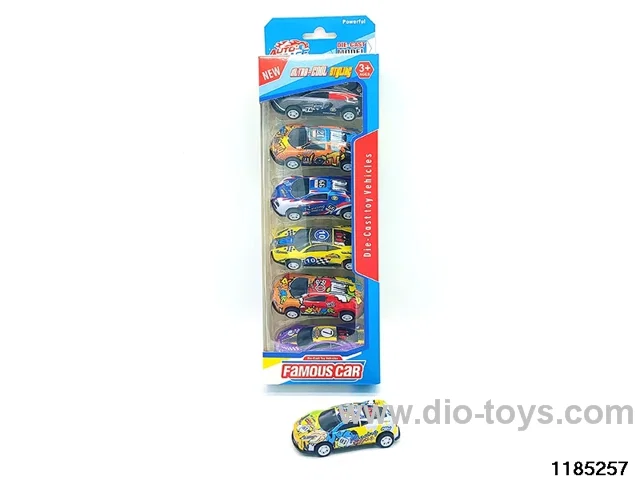 8.5cm Alloy pull back Car 6pcs