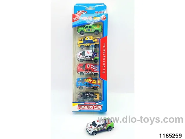 7.5cm Alloy pull back Car 6pcs