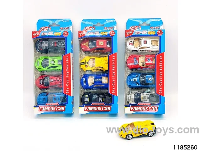 8.5cm Alloy pull back Car 4pcs