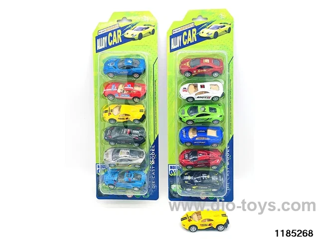 8.5cm Alloy pull back Car 6pcs