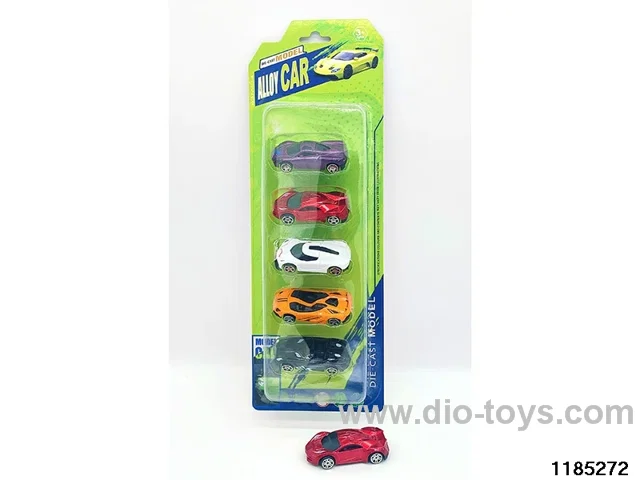 7.5cm Alloy Sliding Car 5pcs
