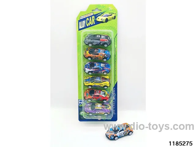 8.5cm Alloy pull back Car 6pcs