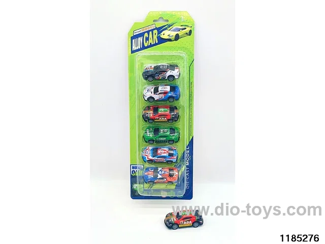 7.5cm Alloy pull back Car 6pcs