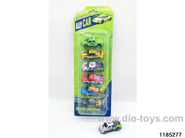7.5cm Alloy pull back Car 6pcs