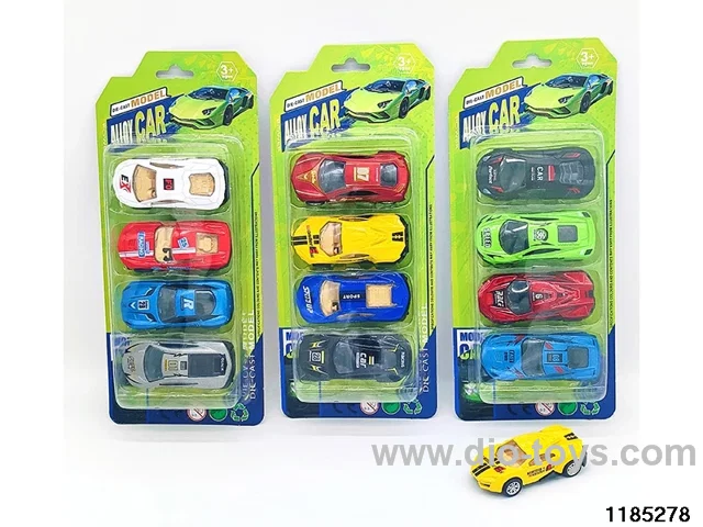 8.5cm Alloy pull back Car 4pcs