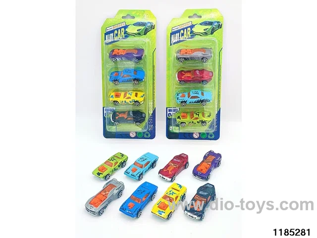 7.5cm Alloy Sliding Car 4pcs