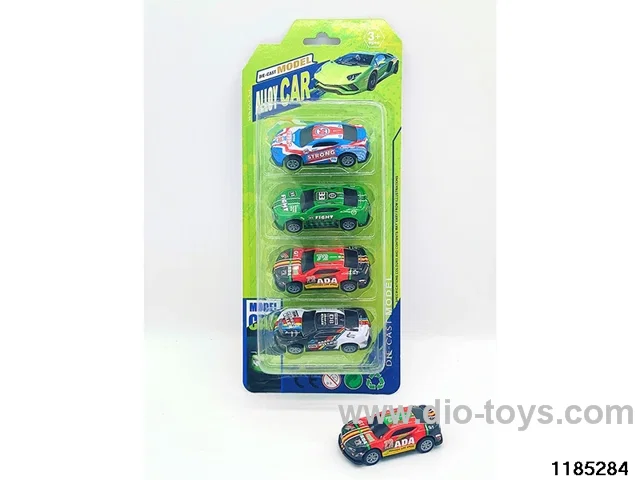 7.5cm Alloy pull back Car 4pcs
