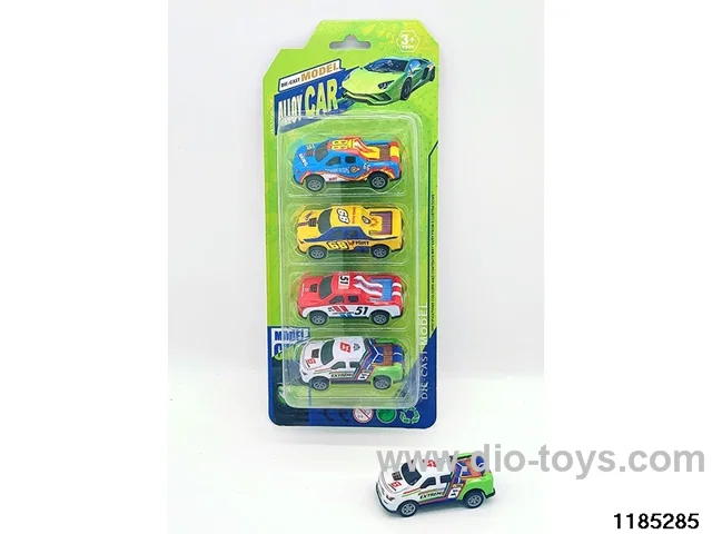 7.5cm Alloy pull back Car 4pcs