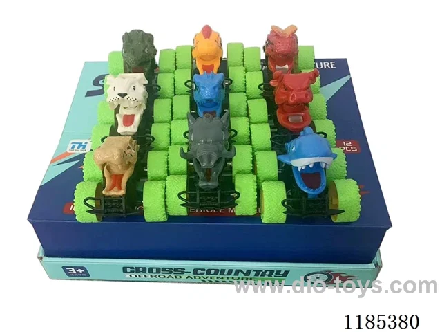 Animal Inertia car 12PCS