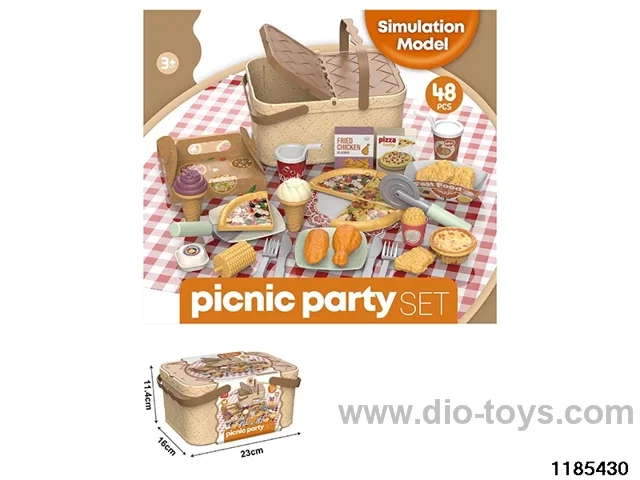 Picnic Basket Pizza Set