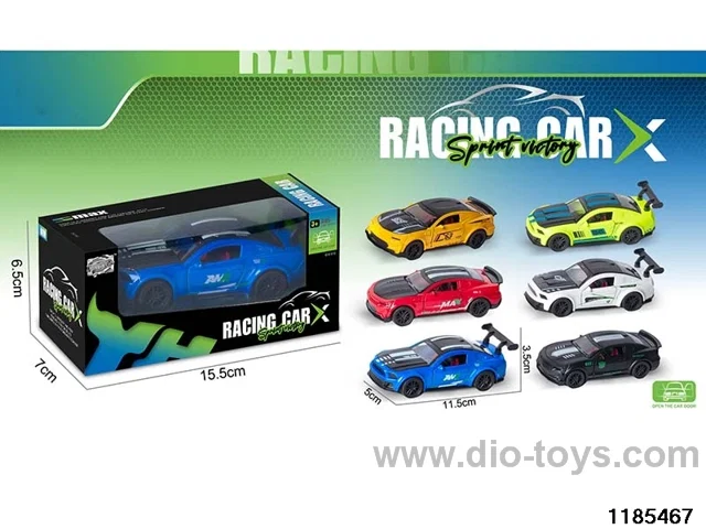 Alloy pull back car