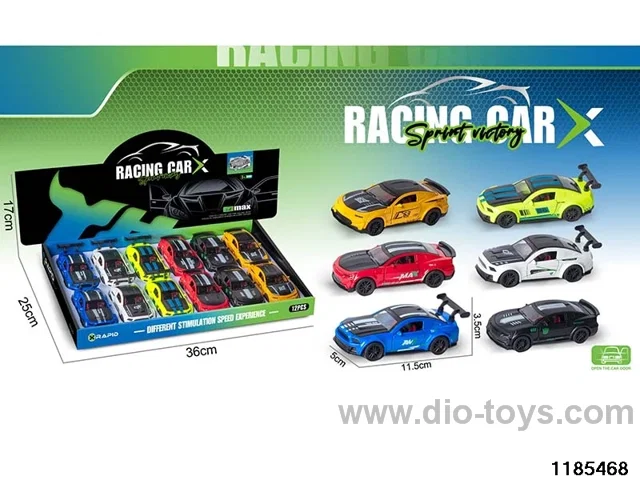Alloy pull back car