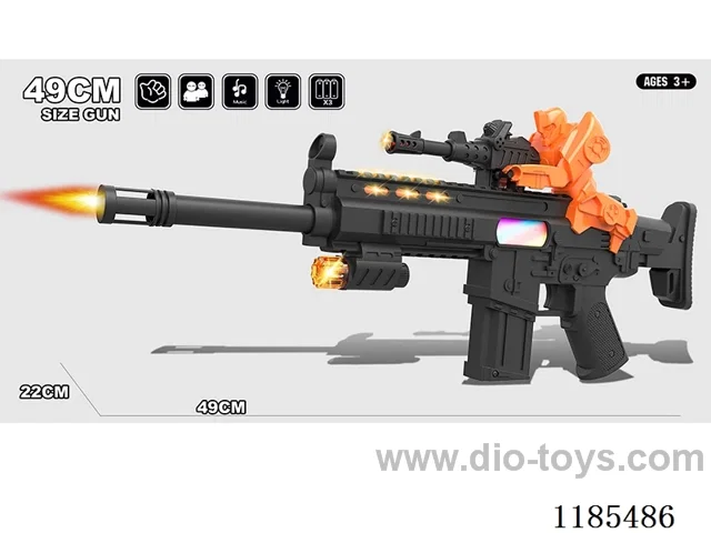Navy SEAL electric gun with lights and music voice gun