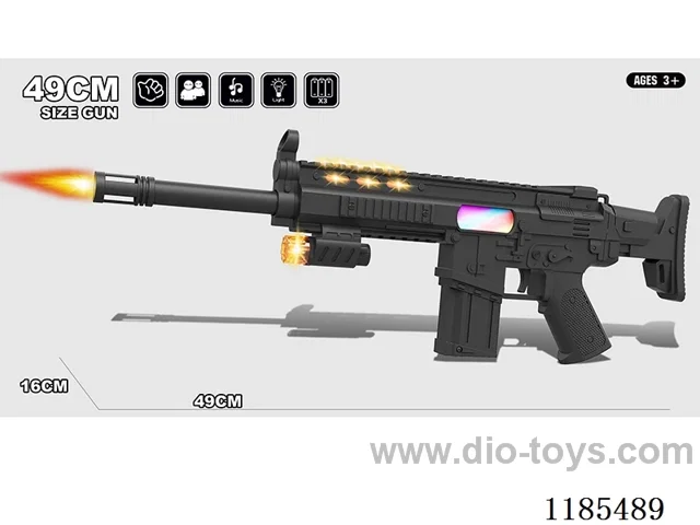 Battery Operated Musical Gun with Lights and Music