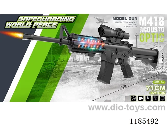 M416 Electric Flash Gun with Simulated Conch 8x Scope