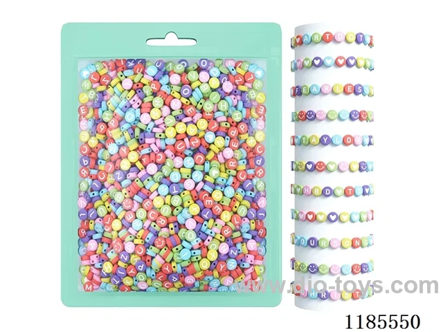 DIY Jewelry Set(4*7 Alphabet beads + thread (approx. 140g))