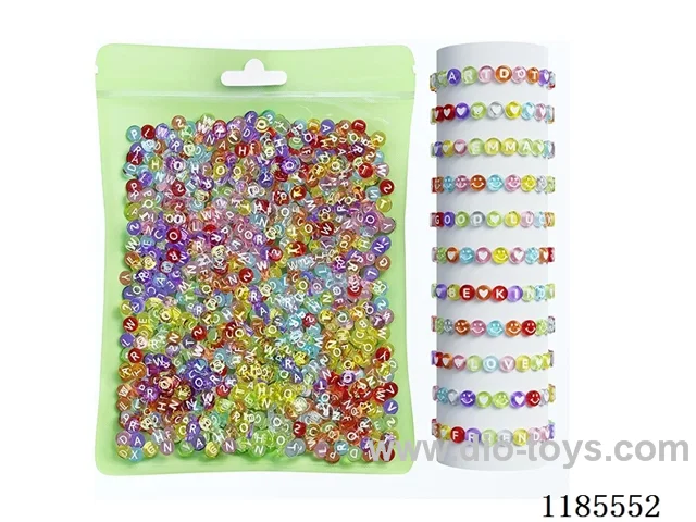 DIY Jewelry Set(4*7 letter beads + thread (about 140g))