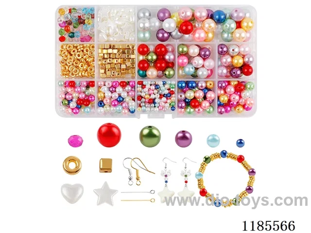 DIY Jewelry Set(4/6/8/10 cts pearl + spacer beads + colored beads + earhook wire (15 gr))