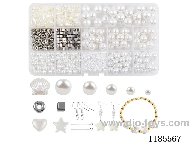 DIY Jewelry Set(4/6/8/10% pearl + spacer beads + colorful beads + earhook wire (15gr))