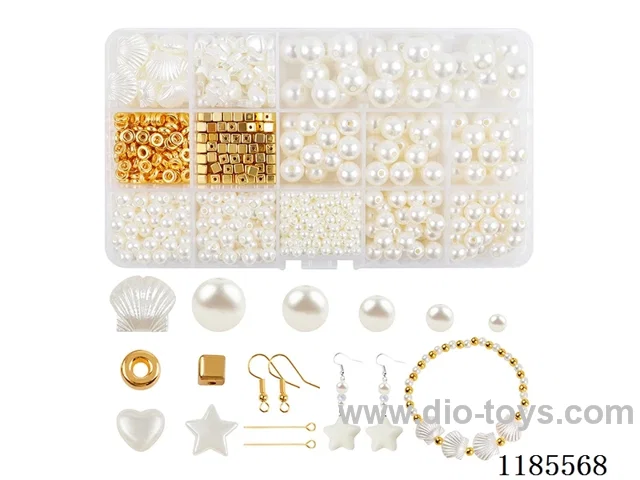 DIY Jewelry Set(4/6/8/10% pearl + spacer beads + colorful beads + earhook wire (15gr))