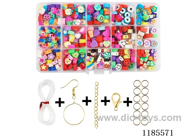 DIY Jewelry Set(Soft ceramic + earhooks + tail chain + lobster clasp + loop + wire (15gr))