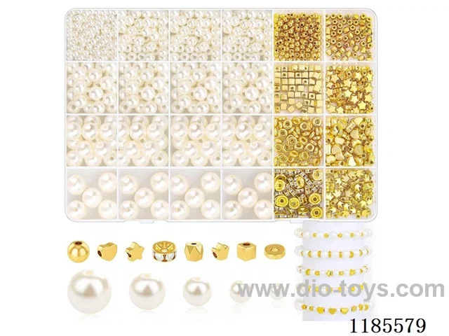 DIY Jewelry Set(4/6/8/10/12 ct pearls + spacer beads + wire (24gr))