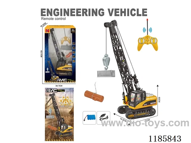49Mhz12ch rc engineering vehicles W L/M included battery