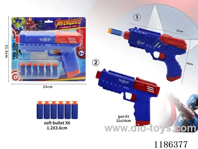 soft bullet gun set 2 mixed
