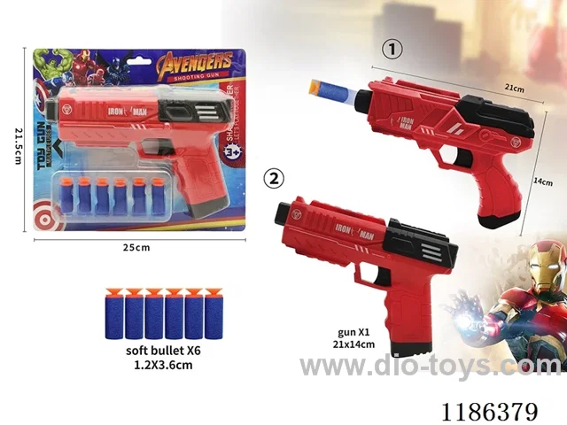 soft bullet gun set 2 mixed