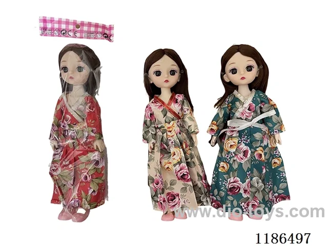 12 inch Solid 11 Jointed Barbie 4 Color Mixed Pack
