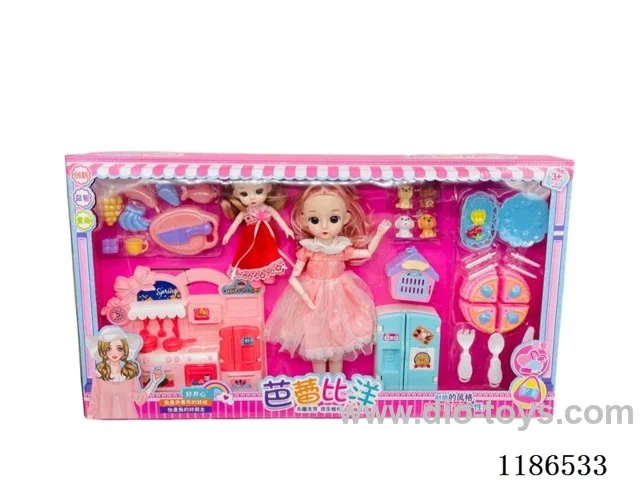 12 inch Solid Barbie with 6 inch Barbie