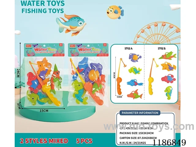 5PCS fishing toys