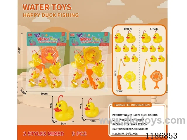 9PCS fishing toys